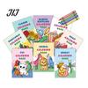 Ink Proof Paper Coloring Book 8PCS Children's Cartoon Book, Animals/Fruits/Vehicles/Fairy Tale Characters Theme, Thickened Ink-proof Creative Drawing