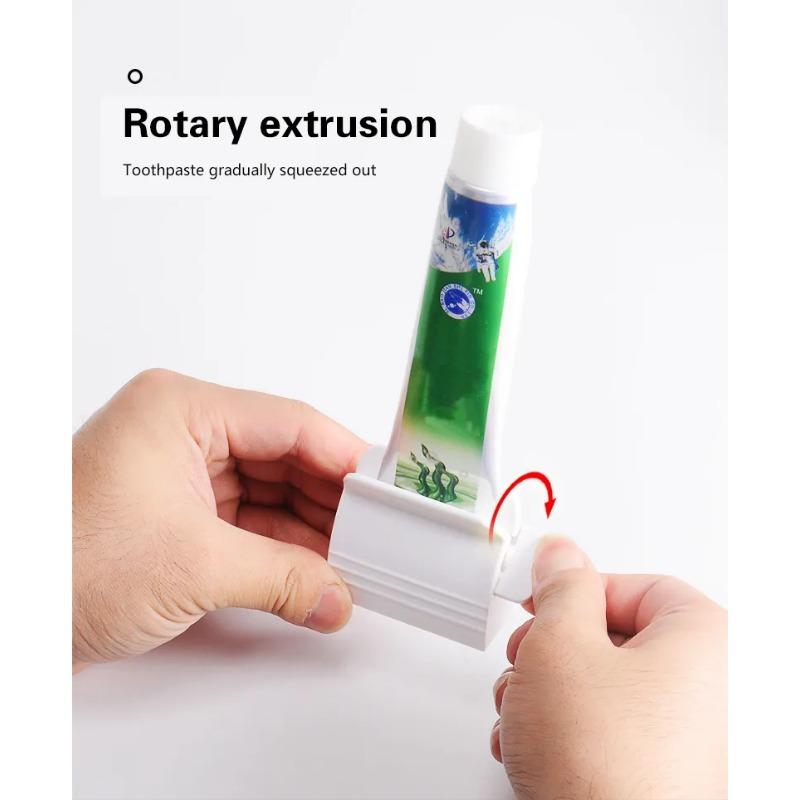 1Pcs Rolling Toothpaste Device Tube Dispenser Holder Multifunctional Plastic Facial  Squeezer Press for Bathroom Accessories