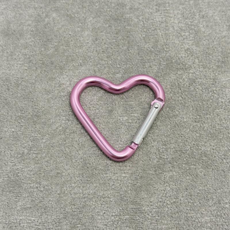 Heart-Shaped Aluminum Carabiner Hook for Backpack and Water Bottle - 44x40MM