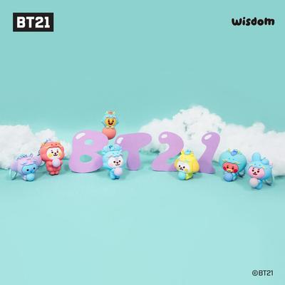 Chaveiro com figura de dragão minini BT21