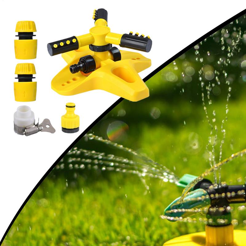 360 Degree Sprinklers Irrigation Garden Lawn Sprinkler Yard Large Area Water Sprinkler Water Sprayer Automatic Irrigation System