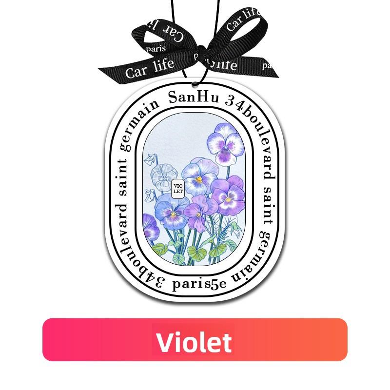 Car Aromatreatment Piece Car with Fresh and Durable Light Fragrance To The Smell of The Car Perfume Clothes Cabinet Aromatreatment Hanging