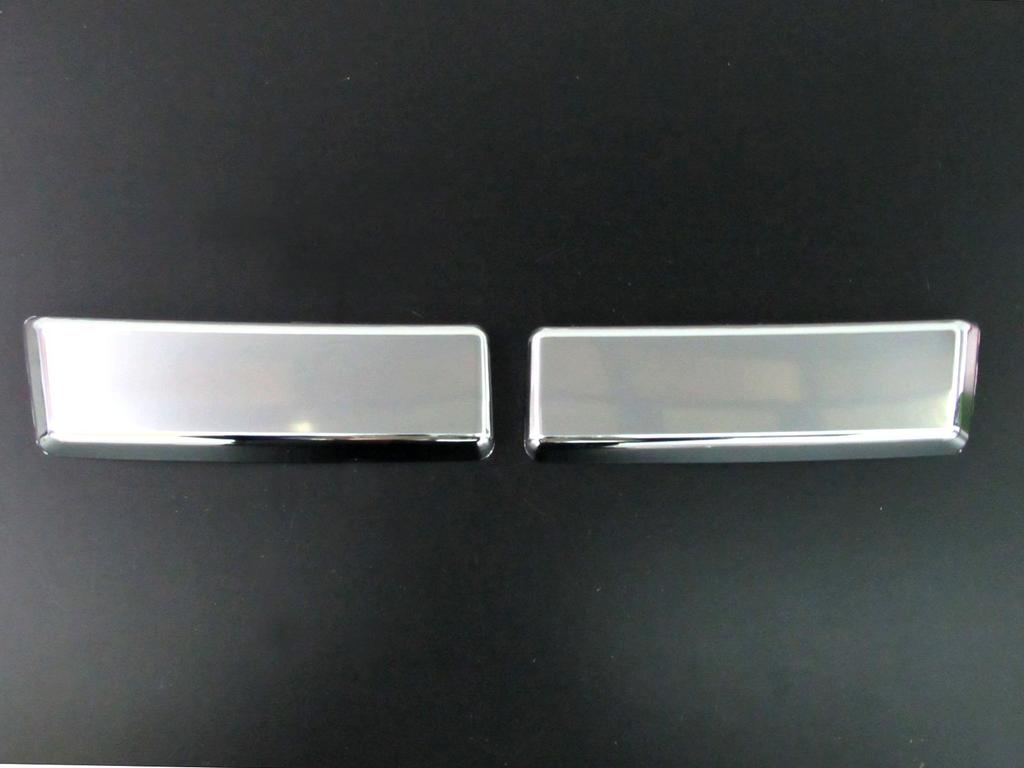 BRIGHTZ Chrome Front License Plate Side Covers Type A for Estima Hybrid AHR20W AHR20 AHR R20 20 Estima Hybrid Hybrid 21601 (3rd Generation)