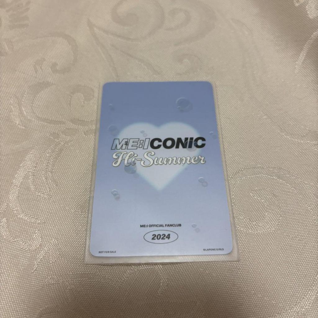 [USED] ME:I CONIC Shioritsuki Trading Card Hi-Summer W Member
