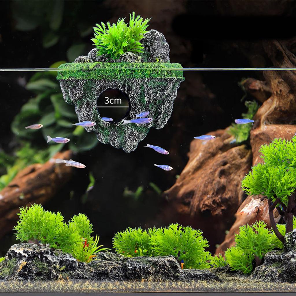 Landscape Hallowed Cave Hideouts Fish Tanks Decorations for Aquariums Terrarium Shrimp Caverns Stone Ornaments