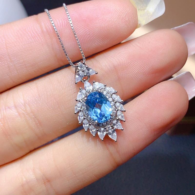 

Bella Box в форме цветка, великолепная персонализированная цепочка на ключицы, простое ожерелье для женщин, свадебные украшения