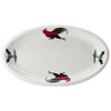 Rooster Series Nostalgic Oval Ceramic Serving Plate