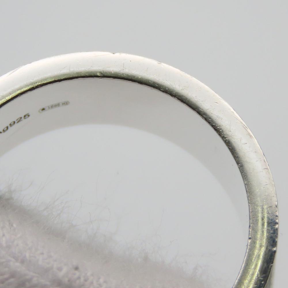 Used GUCCI Ring Logo ring EU#59.5 21 Silver925 10.2g Silver Accessories