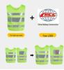 High-Visibility Reflective Vest for Construction, Cycling, and Road Safety
