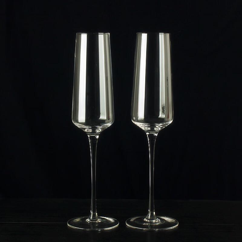 Shangqi Crystal Champagne Flutes Set of 2