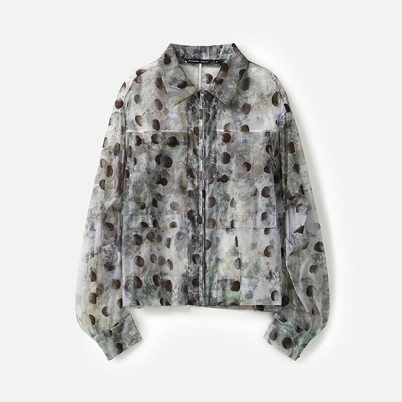 broadcast Lightweight Polka Dot Long-Sleeve Top