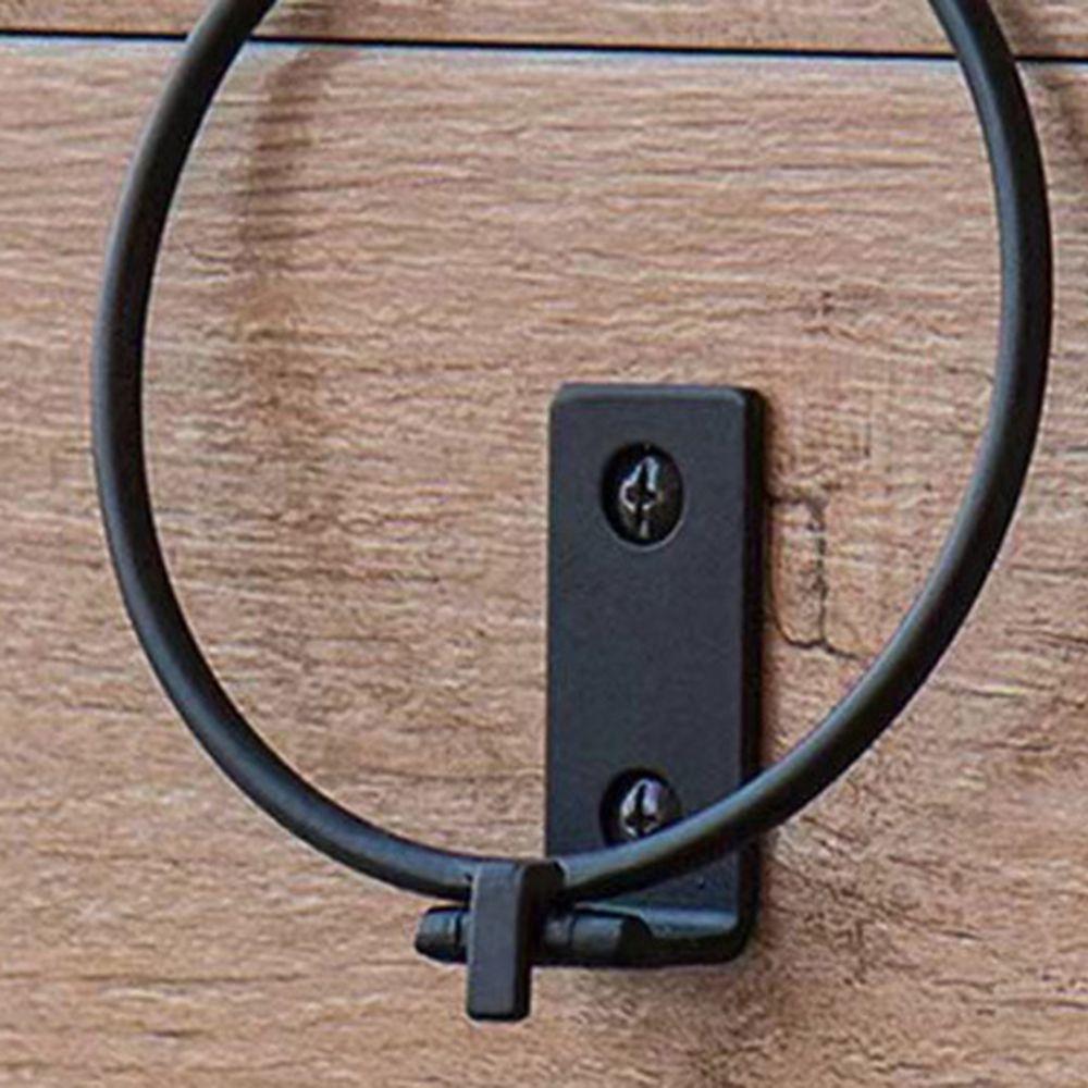 Wall Mounting Flower Pot Holder Ring Planter Stand for Potted Planters Support Rack for Outdoors Decor Railing Office Garden Pot