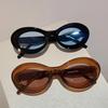 Y2K Classic Oval Sun Glasses Glasses Ladies For Men Luxury Designer Style Style Sun Eyeglasses Steampunk Popular Pink Hip Hop Glasses Spectacle