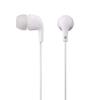ELECOM Stereo Headphones Canal CN300 Plays Balanced Sound Quality and Crisp Bass White EHP-CN300AWH