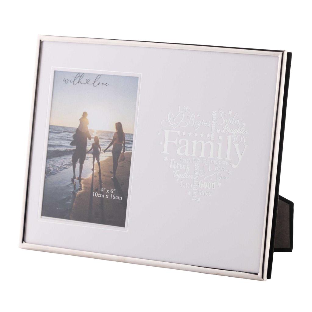 Celebrations With Love Family Heart Photo Frame