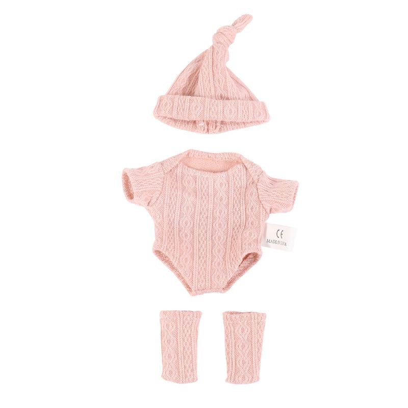 Puppenkleidung für 7,87 Zoll Babypuppen Kleidung Spielzeugpuppen Zubehör Geeignet für 20cm Puppe Strampler Pullover Puppenkleidung Zubehör