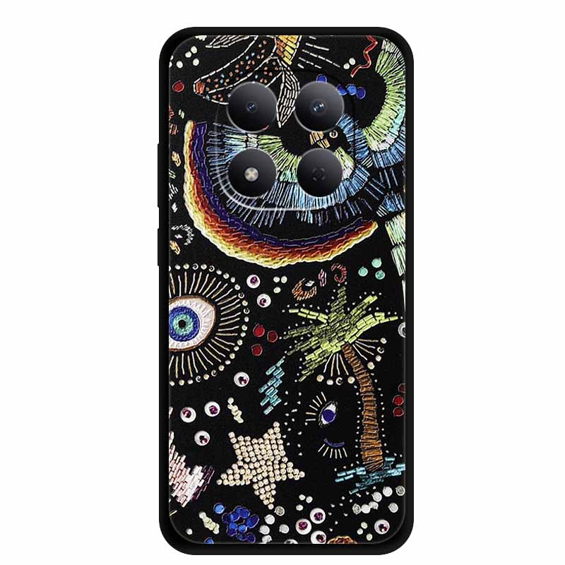 

For Xiaomi Poco M8 Pro Case 3D Relief Emboss Soft Silicone Phone Case For Poco M8 Pro 3D Cartoon Case Flower Owl Shell 3D Relief Poco M8 Pro
