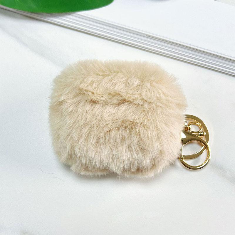Cute Fluffy Winter Earphone Case For Apple Airpods 1 2 Pro Cover Fashion Lovely Headphones Fur Cases For Airpods 3 Charging Box