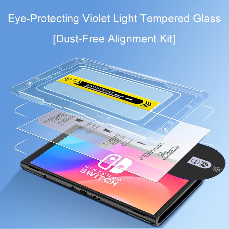 

Защитное стекло для экрана, разработанное для Nintendo Switch 2 (2025) С мгновенным аппликатором
