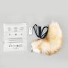 Coda Elettrica Mobile di Volpe, Coda Scodinzolante Controllata a Distanza Pelliccia Sintetica Coda di Lupo Volpe Gatto Costume Cosplay di Halloween Regalo
