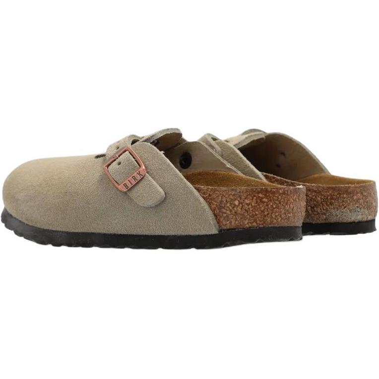 Birkenstock Boston Suede Kids Taupe Kids Sneakers Tan 1027875