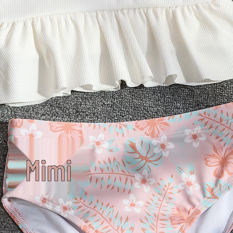 New Summer Girls' Ruffle Bikini – Cute Split Swimsuit