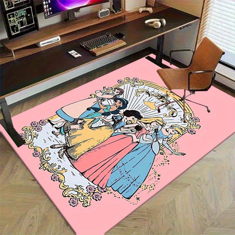 1pc, Disney Princesses Home Decor Rug - Office Carpet - Chair Mat - Outdoor Rug Gift for Room, Bedroom, Playroom, Living Room, PresentP049