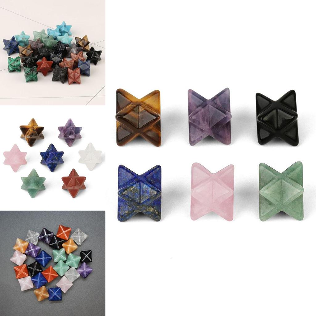 Exquisite Merkaba Star Crystal For Sacred Healing Energy And Elegant Home Decor