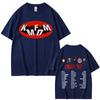 Camiseta Gráfica de Tour de Rock Kmfdm 97 Verano Hombres Mujeres Vintage Gótico Punk Streetwear Masculino Casual Camisetas de Algodón Puro
