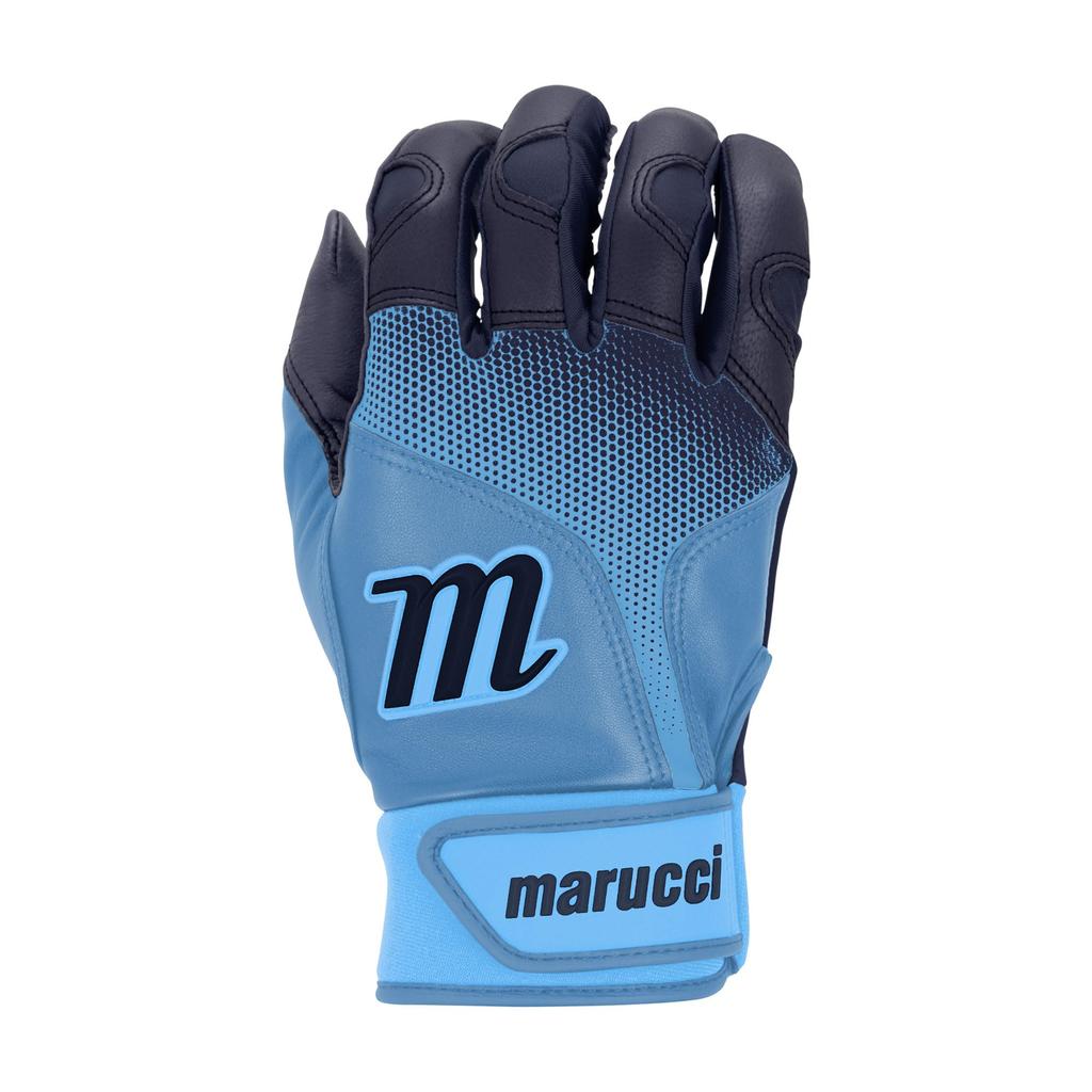 Marucci Sports PWR Fade Batting Gloves Navy Columbia AXL
