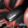 Center Console Armrest Compartment Lid Cover Carbon Fiber Style ABS Car Interior Decor Parts For Hyundai Veloster -