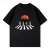 Mars Immigration Astronaut Spacewalk SPACE-X Musk Short Sleeve T-Shirt Men's and Women's Loose Casual Top Cotton Summer Wear Y2k