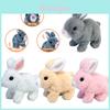 Plush Toy Electronic Rabbit Walks Barks Moves Mouth Gift For Kids