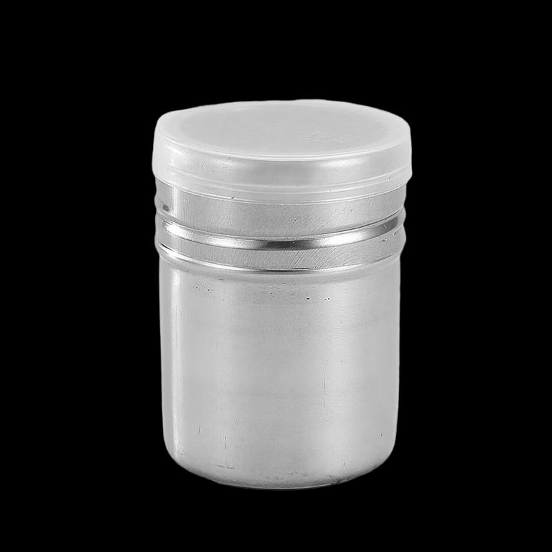 Stainless Steel Powder Shaker with Lid - 5-Piece Set