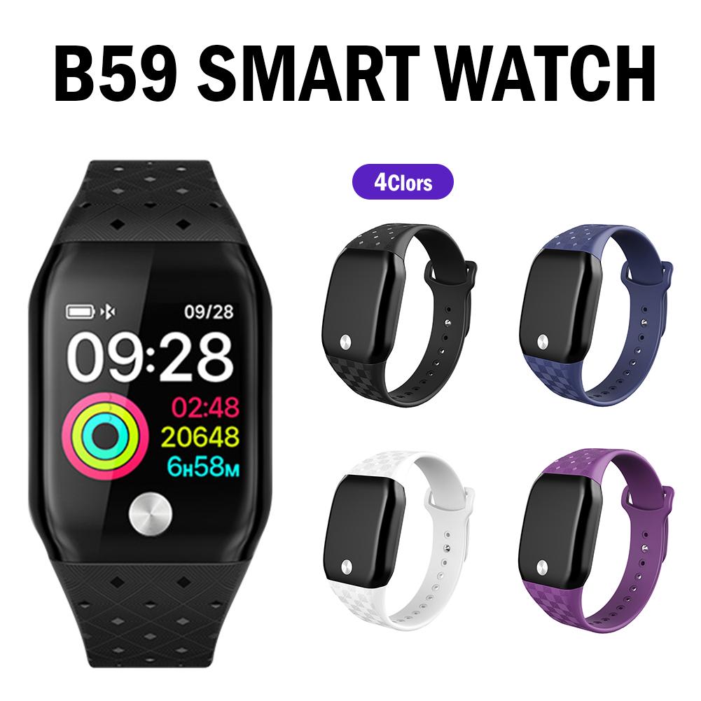 B59 Reloj inteligente Recordatorio de mensaje Frecuencia cardíaca Conteo de  pasos Bluetooth Wireless Fitness Tracker comprar a buen precio — entrega  gratuita, reseñas reales con fotos — Joom