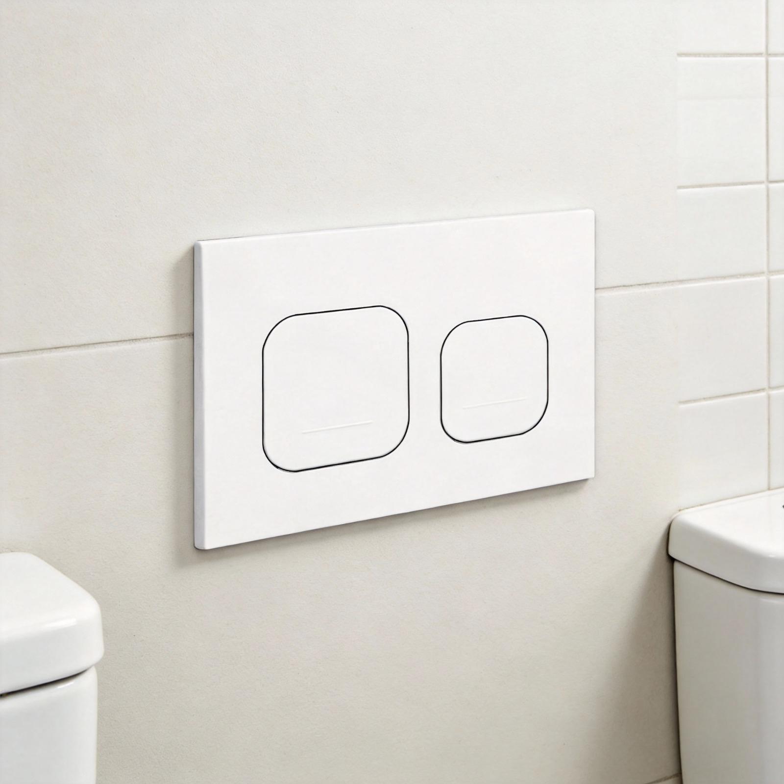 Dual Flush Push Plate Compatible with