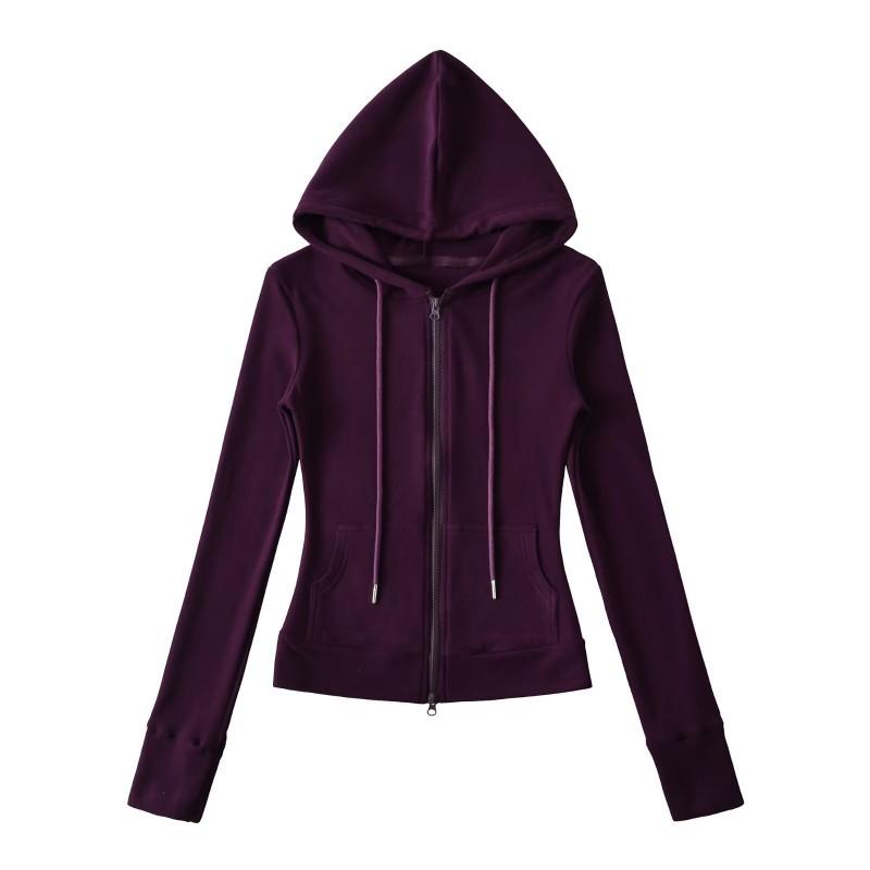 Damen Herbst Amerikanisches Thermisches Yoga Hoodie Gerades Weites Hosenbein Set