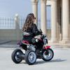 Kinder Elektro-Motorrad Dreiräder Dual Drive Kinderauto mit Fernbedienung Bluetooth Musik LED-Licht