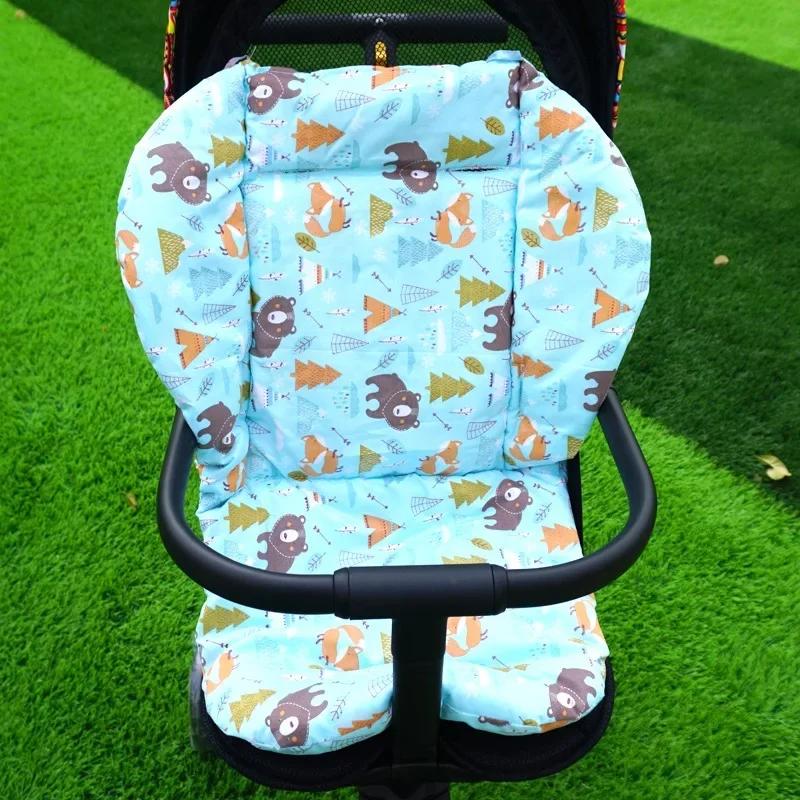 Baby Kids Highchair Cushion Pad Mat Booster Seats Cushion Pad Mat Feeding Chair Cushions Pad Stroller Cushion Mat Cotton