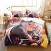 Kawaii Amakano Ložní souprava Jednolůžková Dvojlůžková Plná Queen King Size Ložní souprava Pro dospělé Dětská Ložnice Sady povlečení Anime parure de lit Bed