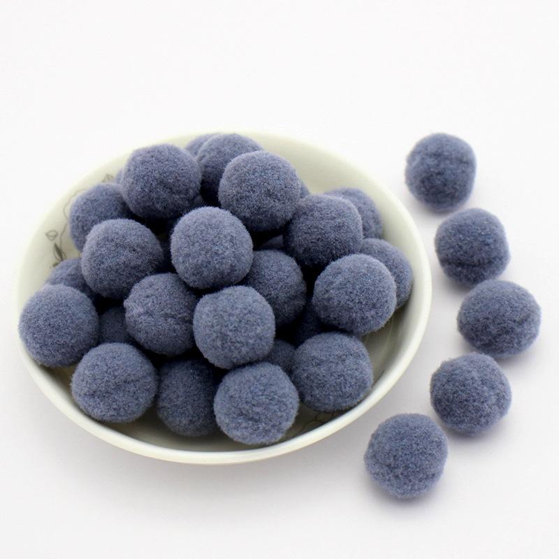 Colored Pompoms 81015202530Mm High Elasticity Soft Diy Pom Poms Fuzz Ball Pompom For Crafts Wedding Decor Kid Creative Toy