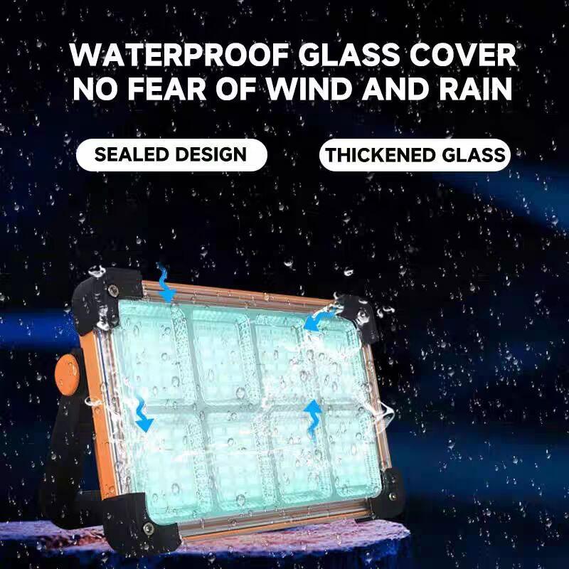 Solar Lamps Mobile Emergency Lights Long-lasting LED Charging Lamps Mobile Phone Charging Outdoor Camping Rainproof Led Lights