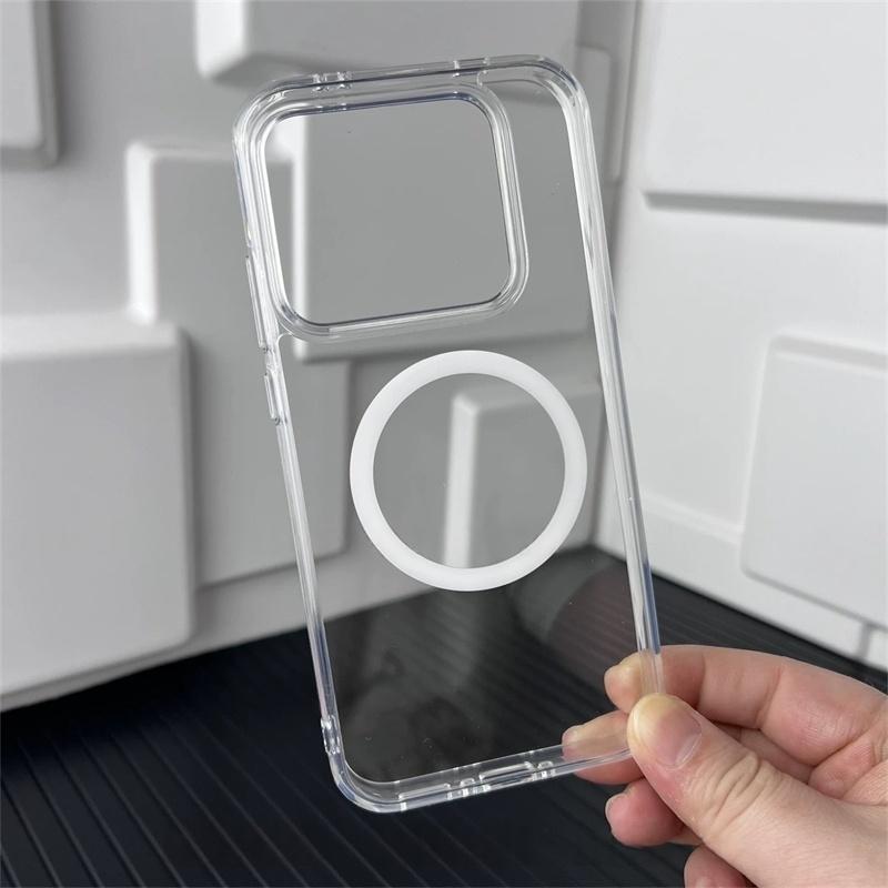 For Realme GT 8 Pro Case Magnetic For MagSafe Transparent Cover For Realme GT8 Pro 5G Acrylic Protect Shell Shockproof Bumper