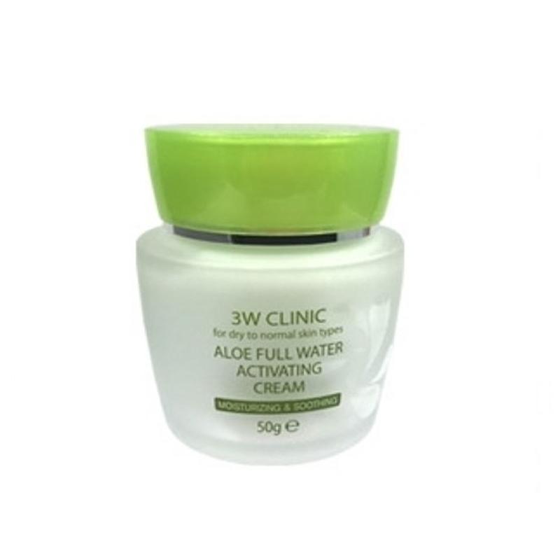 

3W Clinic Aloe Full Water Activating Cream – 50g