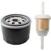 698754 Air Filter, 492932S 492932 Oil Filter with 691035 Fuel Filter Tune Up Kit for LA120 LA130 LA140 LA150 L120 LA145 D130 D140 Lawn Mower Parts