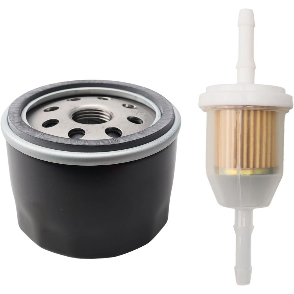 698754 Air Filter, 492932S 492932 Oil Filter with 691035 Fuel Filter Tune Up Kit for LA120 LA130 LA140 LA150 L120 LA145 D130 D140 Lawn Mower Parts