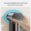 Swivel Towel Rack, 3-Arm Suction Cup Towel Holder, Thicken Aluminum Swing Out Towel Bar, Rustproof Space Saving Towel Hanger