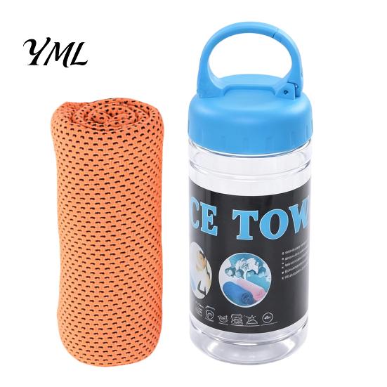 Yoga Workout Towel Cooling for Neck And Face, 90cmx30cm Quick Dry Ice Towel, Instant Summer Heat Relief Wrap Sports Recovery Outdoor Activity