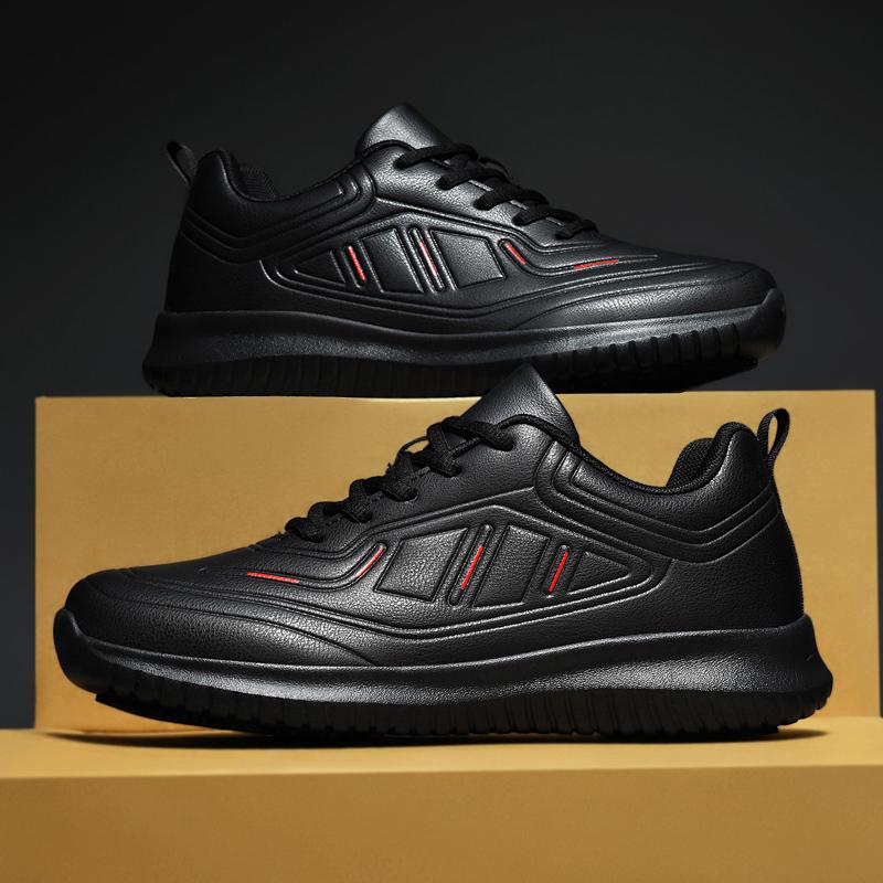 Hotel Chef Shoes Four Seasons Light Non-slip Soft Sole Kitchen Work Shoes Men's Plus Size Breathable Fashion Casual Walking Shoe