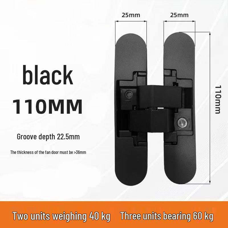 Invisible Adjustable Silent Hinge for Concealed Folding Doors
